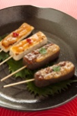 お豆腐とこんにゃくの味噌田楽